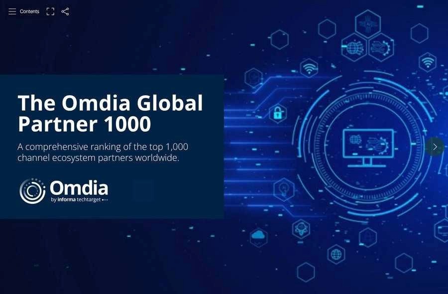 The Omdia Global Partner 1000 cover image small version